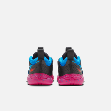 NIKE Team Hustle D 11 Детская обувь, низкий рост, черно-белый, для маленьких