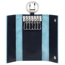 Ключница Piquadro Blue Square PC1397B2/N черный натур.кожа