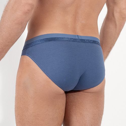 Мужские трусы брифы голубые HOM Classic 40-0204-0054