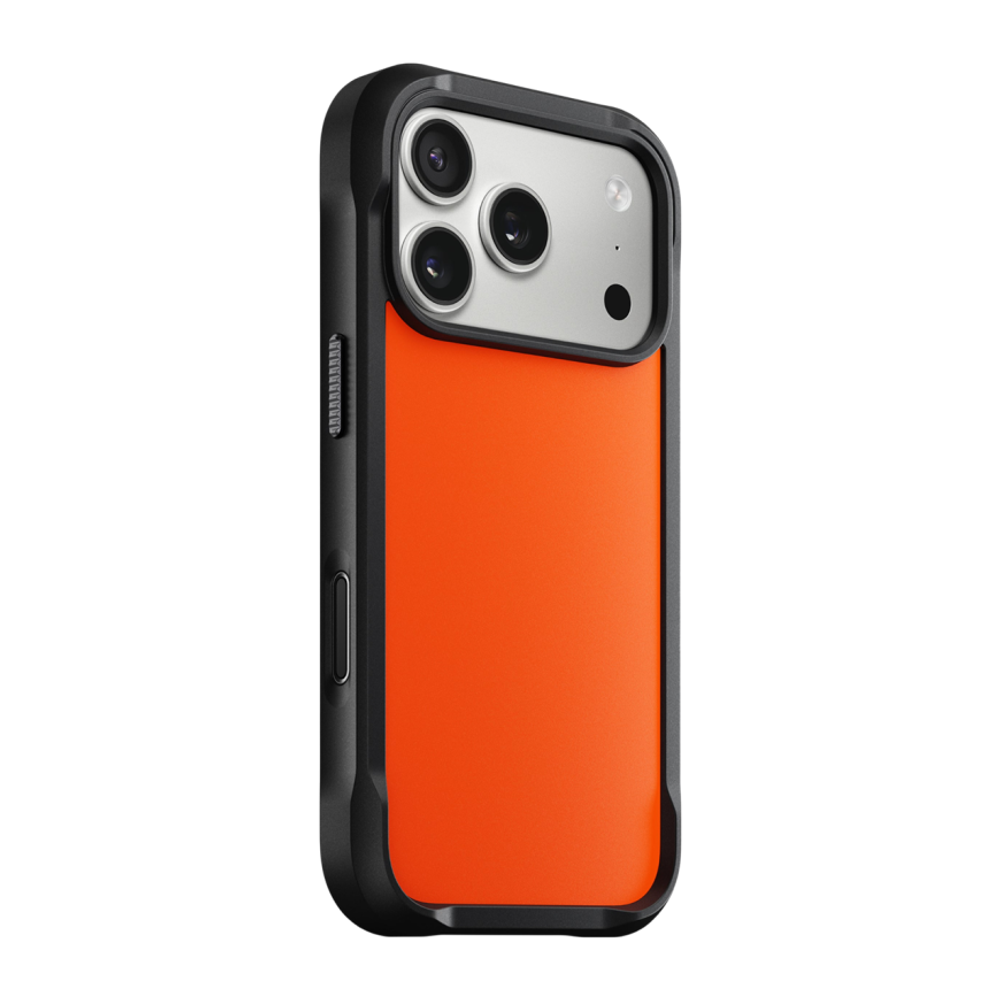 Пластиковый чехол MagSafe Nomad Rugged Case для iPhone 17 Pro Матовый гибридный поликарбонатный чехол с повышенным уровнем защиты при падении и сенсорной накладкой для Контроллера камеры
