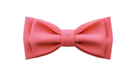 Однотонный галстук - бабочка (розовый)