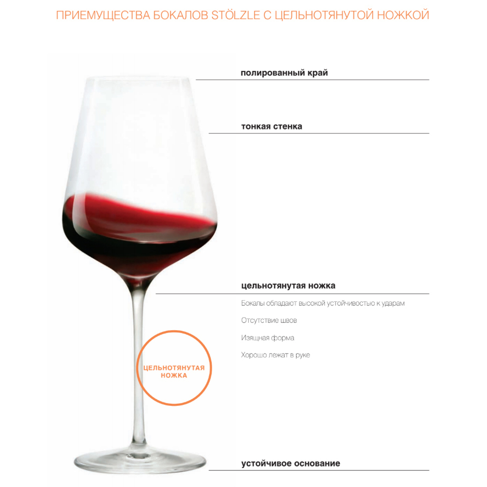 Набор из 6 фужеров для шампанского 238мл Stolzle Power Flute Champagne
