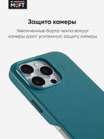 MagSafe чехол из экокожи MOFT Snap Phone Case для iPhone 16 l Taupe (без поддержки ремешка MOFT)