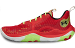 Under Armour Spawn 3 low-cut retro basketball shoes men's red