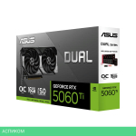 Видеокарта Asus RTX 5060 Ti Dual OC 16GB GDDR7 (90YV0MH0-M0NA00)