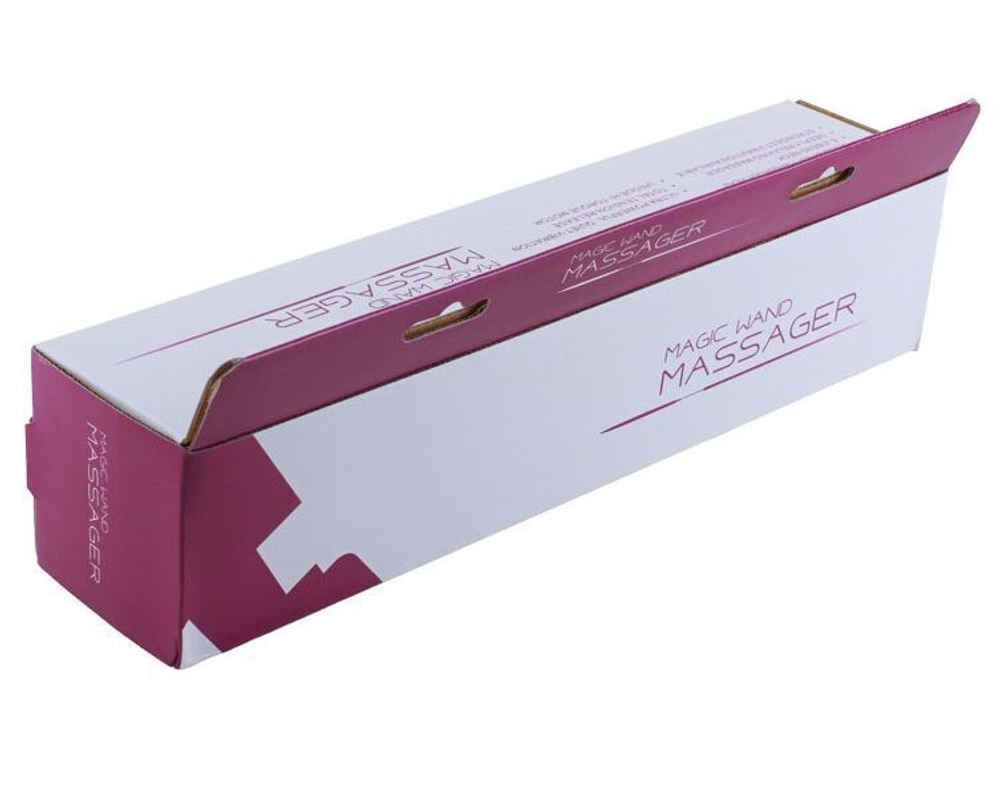 Белый жезловый вибратор Wand Vander - 33,5 см. (Цвет: белый)