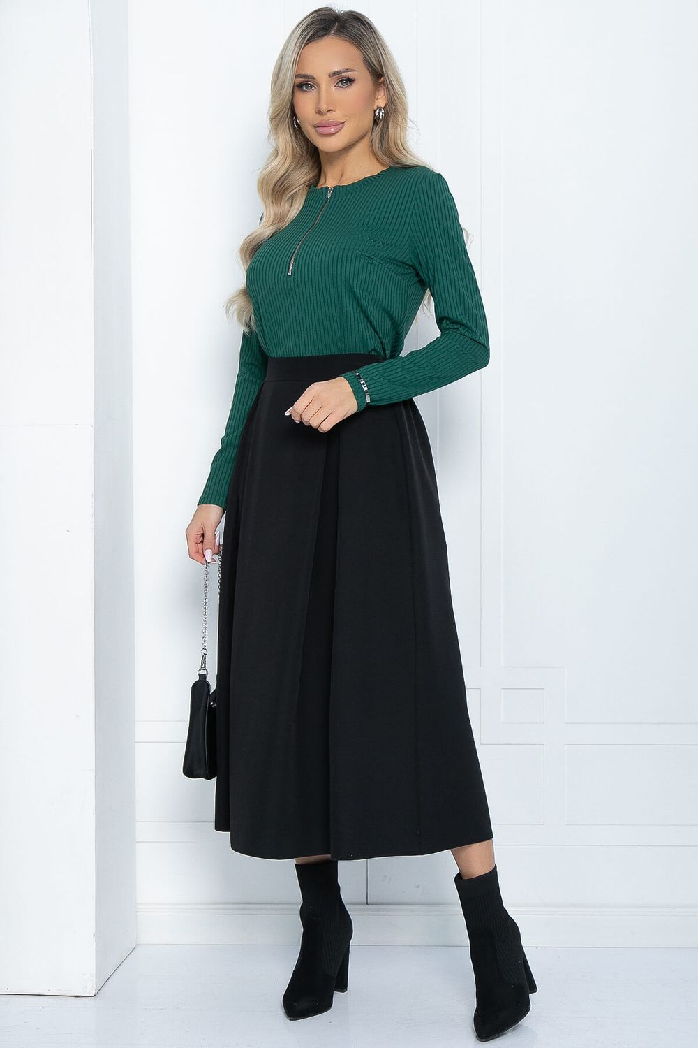 Юбка Мариэтта НЬЮ (черная) Ю12054 LT Collection