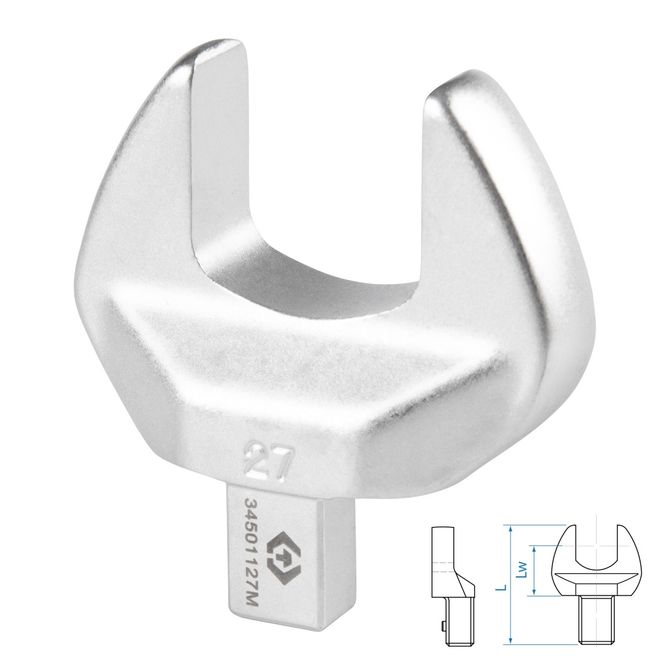 KING TONY (34501127M) Насадка рожковая серии "FIT", 27 мм, 9х12 мм