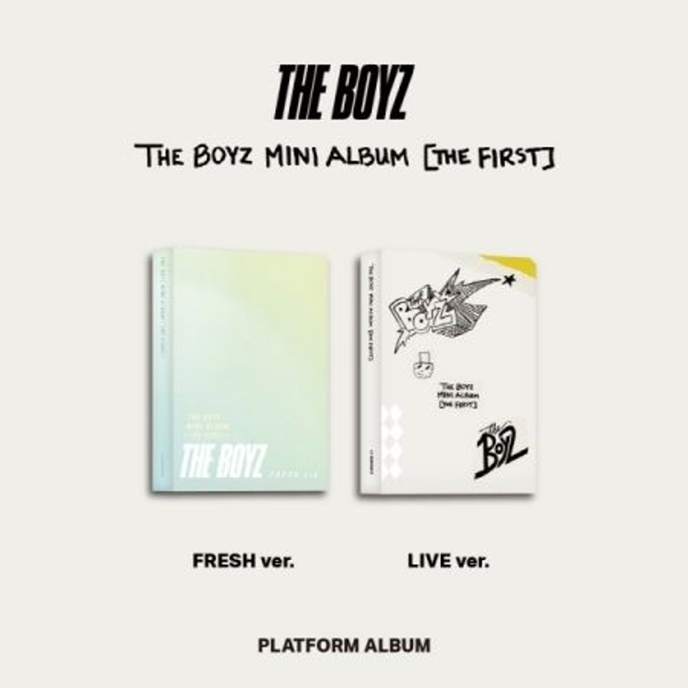 Альбом THE BOYZ - THE FIRST Debut Mini Album PLATFORM RANDOM Version