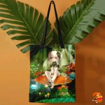 Сумка шоппер с принтом Genshin Impact