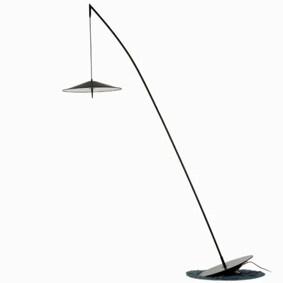 Торшер Rod 225 см, черный