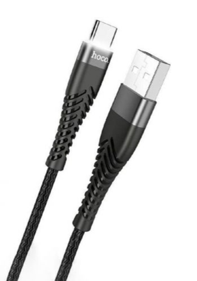 Кабель HOCO DU06 USB-Type-C 3A 1м Nylon Black