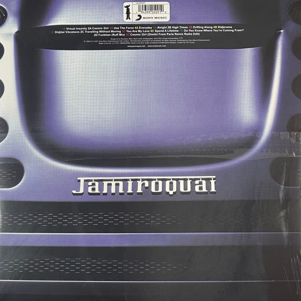 Jamiroquai ‎– Travelling Without Moving 2LP (Европа 2022г.) Yellow