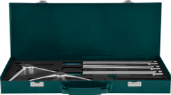 AE310141 Съемник универсальный, американского типа со скользящими 2-3 захватами в наборе, диапазон захватов внутр./наружн. 60-160/40-120, глубина захвата 250 мм