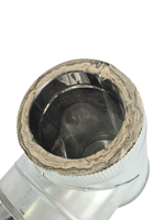 Сэндвич-тройник Ø 150x200 (укороченный) (оцин/нерж)