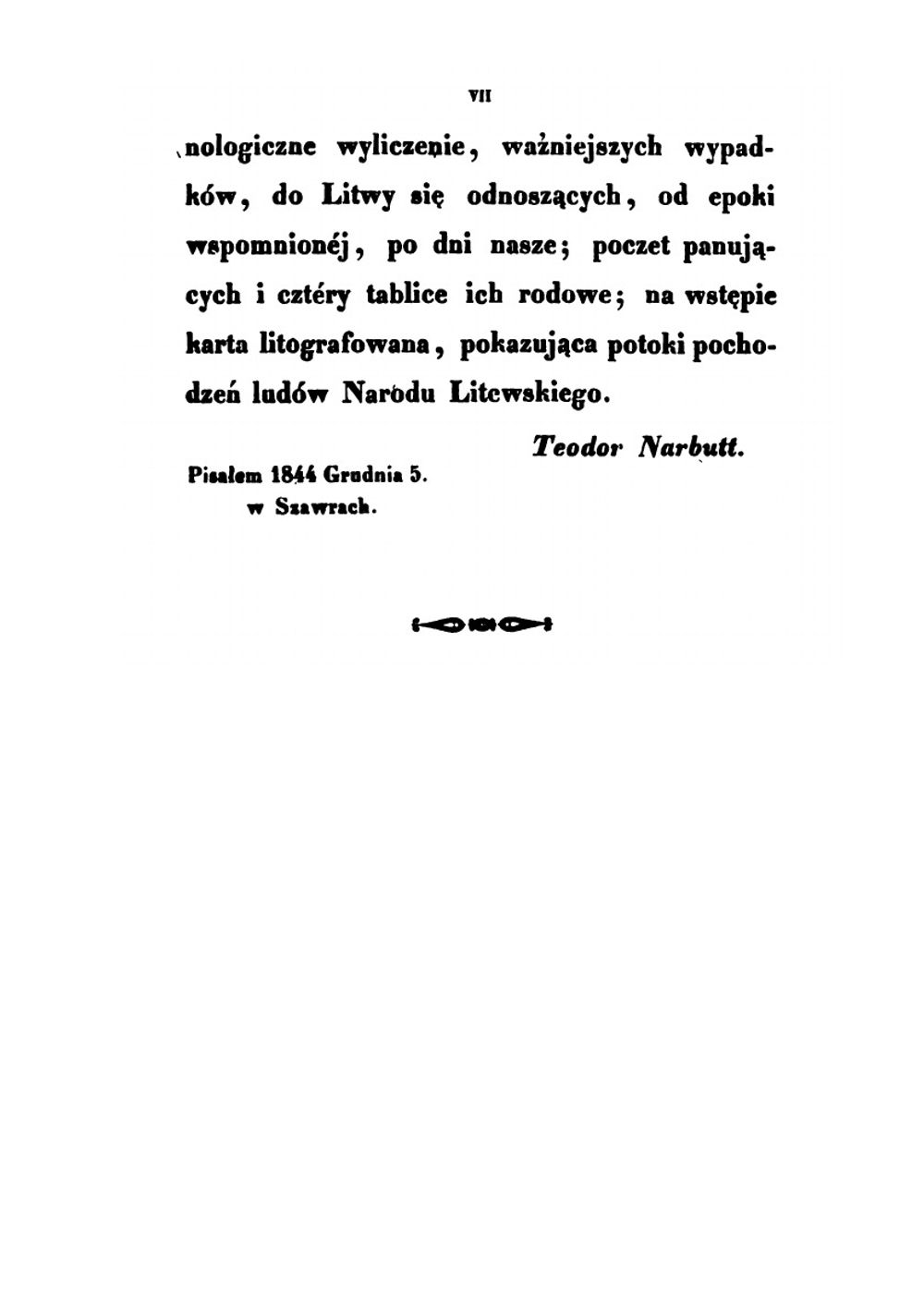 Dzieje narodu litewskiego w krótkości zebrane | Teodor Narbutt