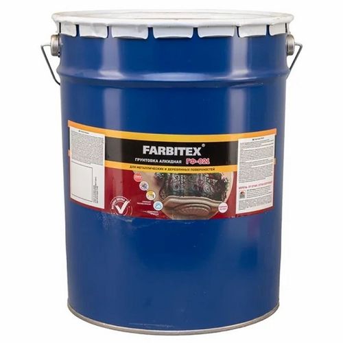 Грунт ГФ-021 FARBITEX серый 20 кг