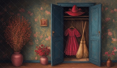 Магический гардероб №1 - фон неопреновый