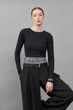 БРЮКИ «ICONIC» СЕРЫЙ|ЧЕРНЫЙ