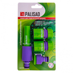 НАБОР Д/ПОДКЛЮЧЕНИЯ ШЛАНГА PALISAD 1/2 РАСПЫЛИТЕЛЬ 3 АДАПТЕРА К РАСПЫЛИТЕЛЮ 6517