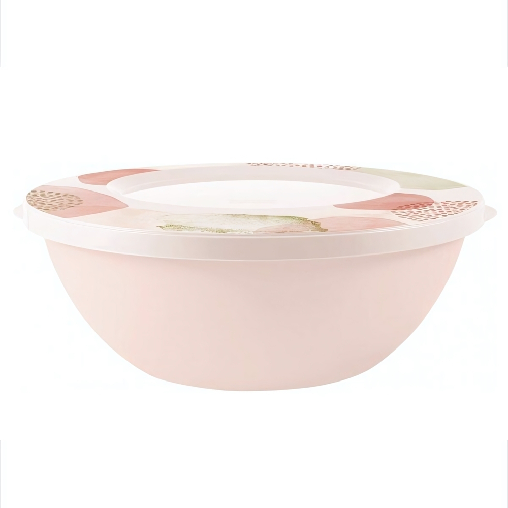 Миска с крышкой Plast Team Pastel 5л персиковая карамель