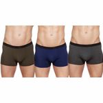 Мужские трусы боксеры комплект из 3-шт (зеленые/синие/серые) Sergio Dallini SG2944
