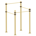 Спортивный комплекс №31, разноуровневые турники, 1520*1520*2600 мм., D=89 мм.