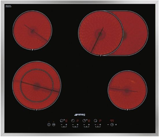Электрическая варочная панель Smeg SE2664CX2