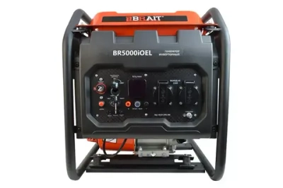 Генератор бензиновый инверторный BR5000iOEL Brait ( max мощность 3.8 кВт,230В, 50Гц, бак 12 л, ручной,электрический запуск ) / бензогенератор / резервное питание автономного энергоснабжения