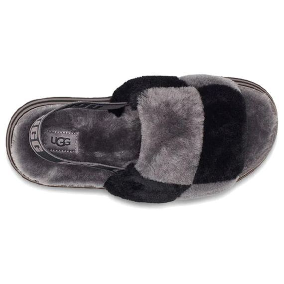 Ugg Disco Checker Slide 'Black Grey'