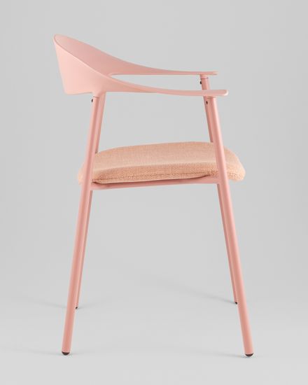 Стул Eila с подушкой пластик розовый