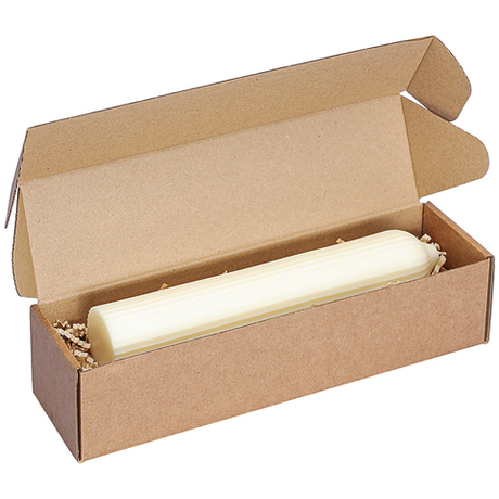 Свеча декоративная молочно-белого цвета из коллекции Edge, 25,5 см