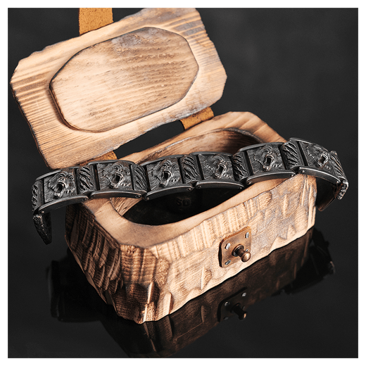 Серебряный браслет «Помни имя свое»