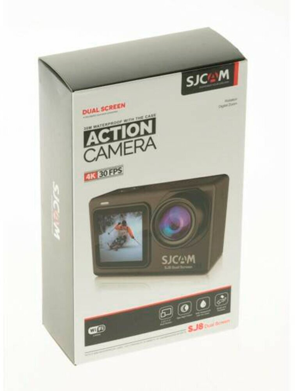Экшн-камера SJCAM SJ8 DUAL-SCREEN, 12МП, 1200 мАч, черный
