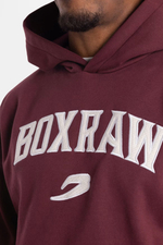 Худи BOXRAW East Street бордовое