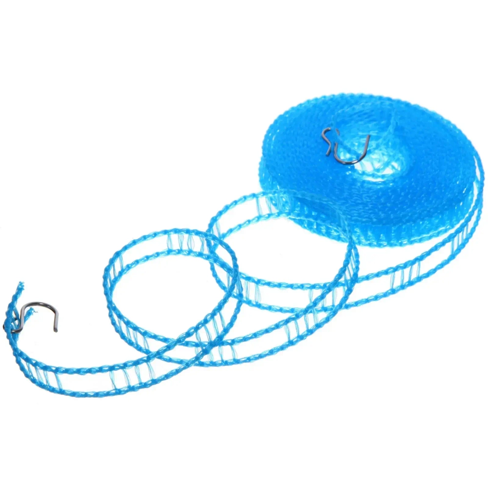 Веревка бельевая, для сушки на плечиках Селфи, 5 м, микс