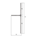 Теневой профиль ПП-02 универсальный. 20/30 мм. Длина 2 м.п.