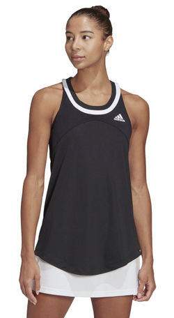 Женский топ теннисный Adidas Club Tank W - черный