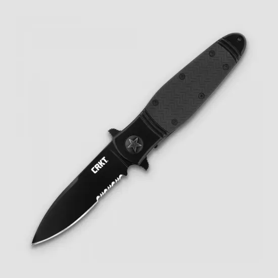Складной нож CRKT Ken Onion Design Bombastic CR/K345KKS c клинком из стали 8Cr13MoV, рукоять Stainless Steel