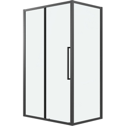 Душевой уголок Grossman Cosmo 100х80 120.K33.02.1080.21.00 профиль Черный матовый стекло прозрачное