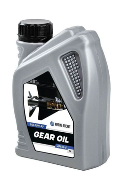 Масло трансмиссионное Marine Rocket, Gear Oil Sae 90, 1L (упаковка из 96 шт.)