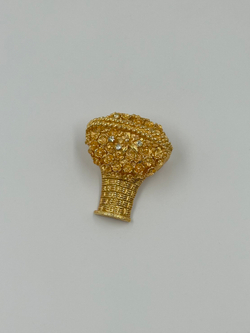 Брошь-локет в виде корзины с цветами Avon