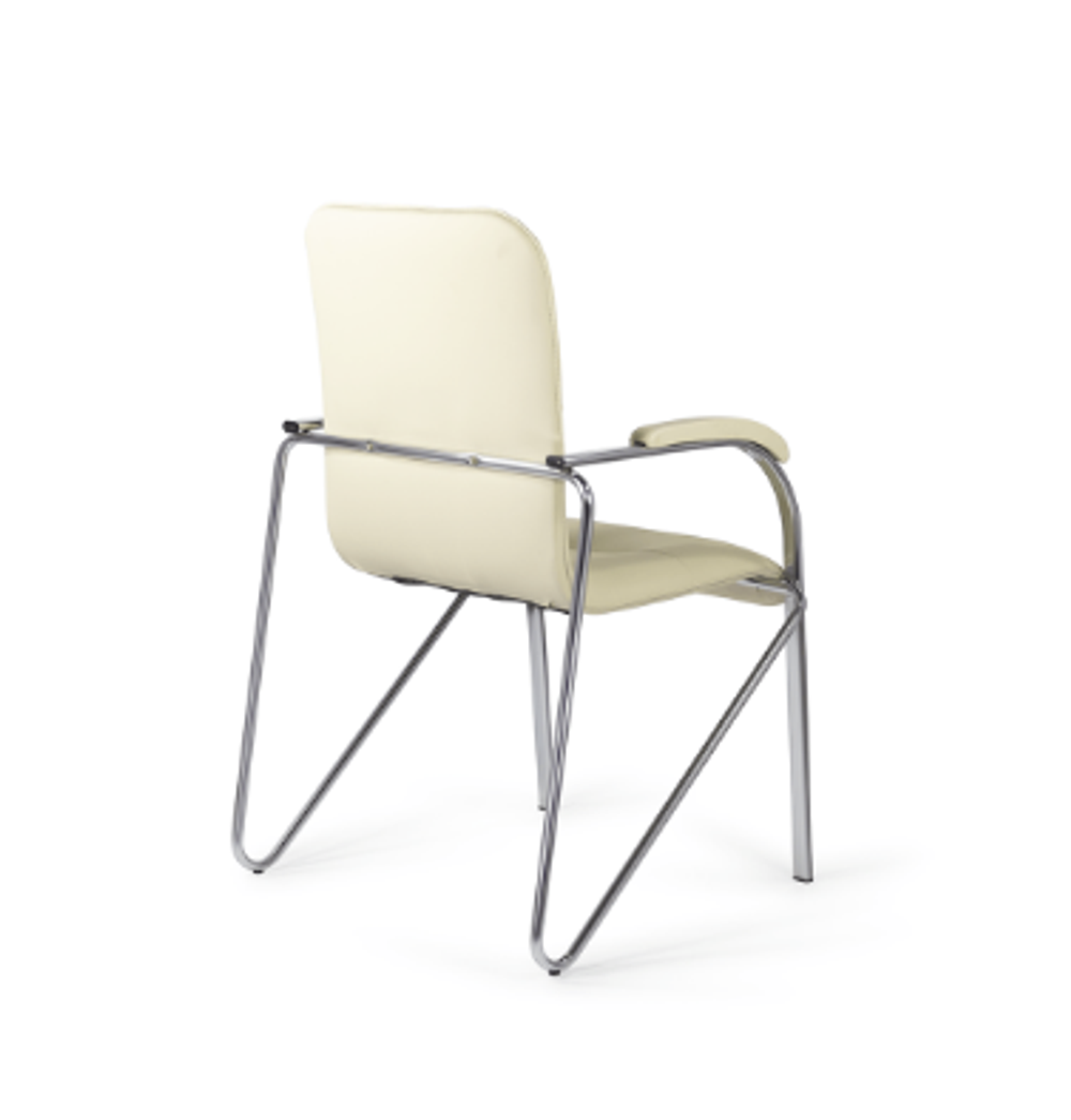 Кресло Самба Софт хром, экокожа Santorini