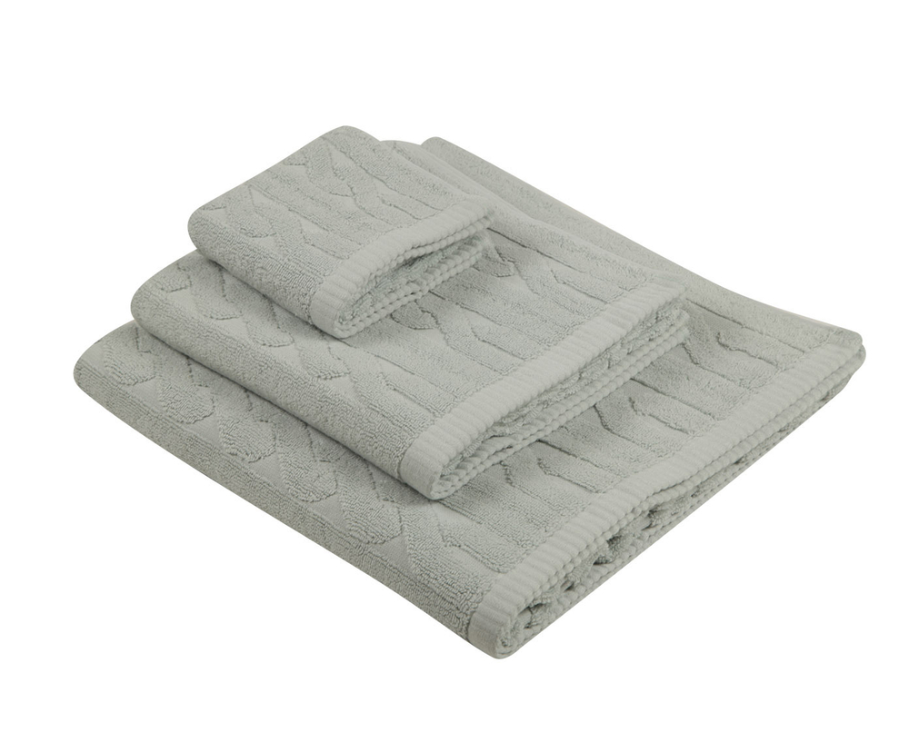 Элитные полотенца махровые Imperio голубая глина от Luxberry Португалия