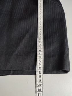 Юбка в деликатную полоску, офисная 44 размер