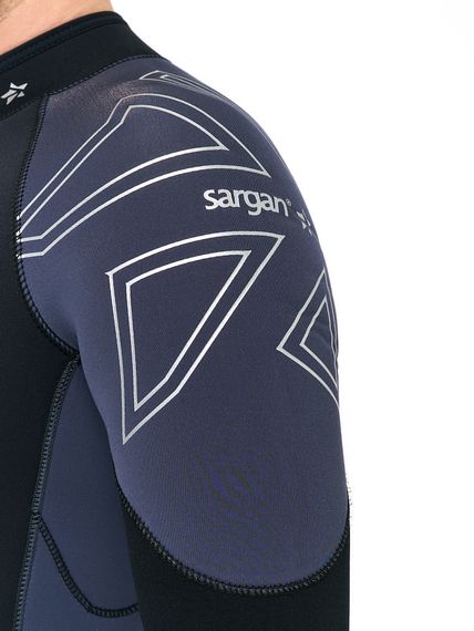 Гидрокостюм Sargan Nero 2.0 Long men 5 mm черно-серый