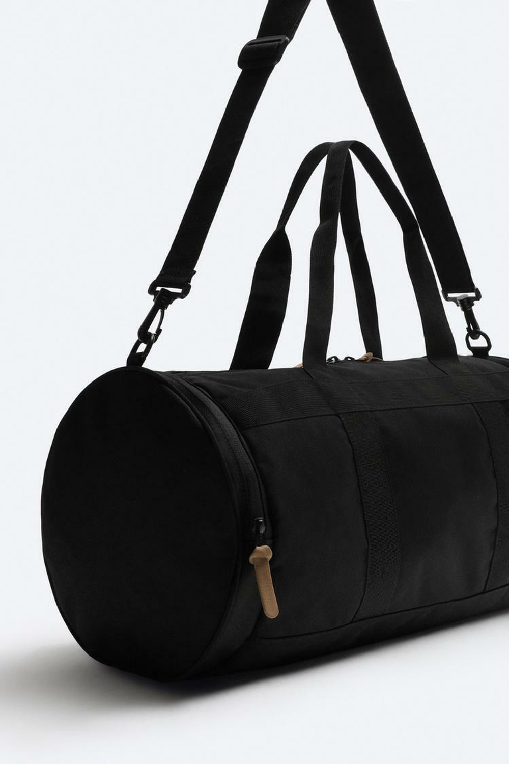 ZARA НЕЙЛОНОВАЯ СУМКА, ЧЕРНЫЙ