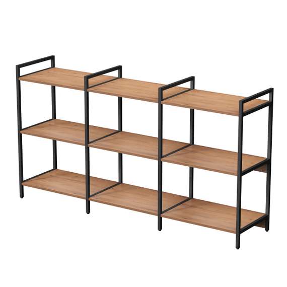 10ССТ.3.600 Стеллаж средний тройной 3 полки (1760*400*952)