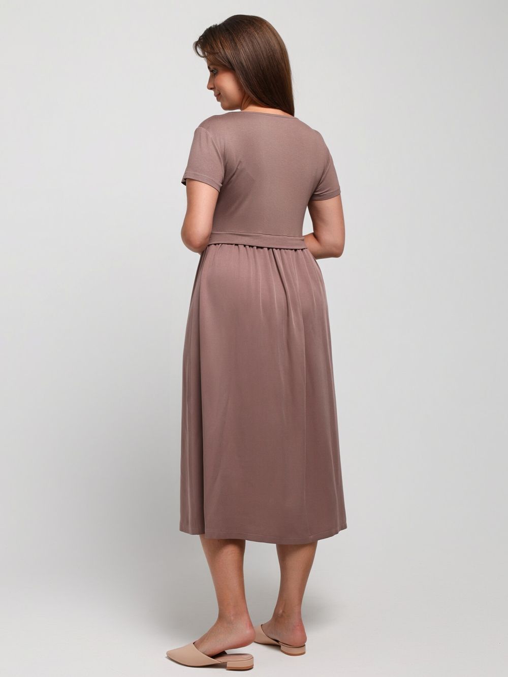 Платье Женственность Виотекс КОФЕЙНЫЙ