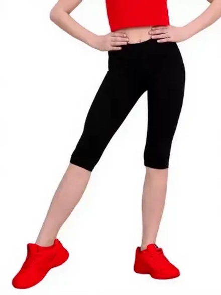 К 4034/черный Сн бриджи для девочки